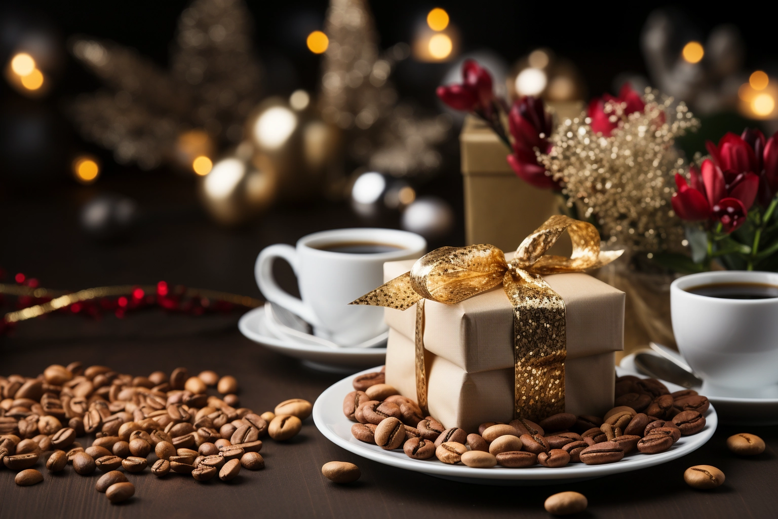 Подарки к Новому году. Личные и корпоративные. Кофе в зернах, чай китайский, улун и пуэр.